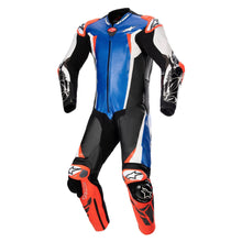 Load image into Gallery viewer, Alpinestars Racing Absolute V2 1 Pc Suit - Metallic Blue Black White Red Fluro