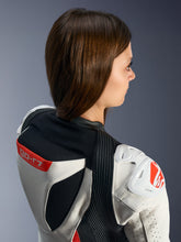 Load image into Gallery viewer, Alpinestars Women's GPR7 One-Piece Leather Suit - White / Black / Fluro Red