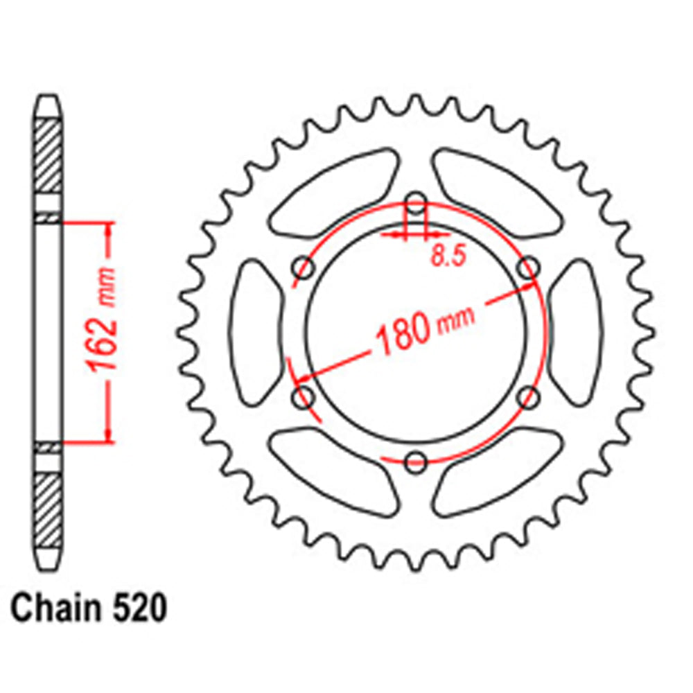 REAR-SPROCKET---STEEL-52T-520P