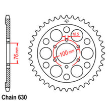 Load image into Gallery viewer, REAR SPROCKET - STEEL 42T 630P