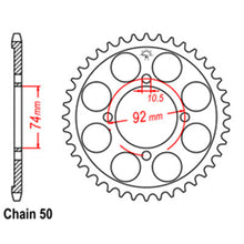 Load image into Gallery viewer, REAR SPROCKET - STEEL 39T 530P