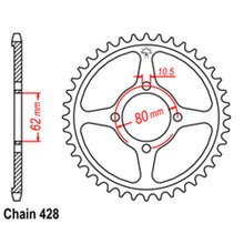Load image into Gallery viewer, REAR SPROCKET - STEEL 49T 428P