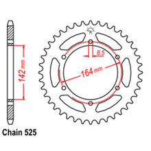 Load image into Gallery viewer, REAR SPROCKET - STEEL 44T 525P