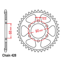 Load image into Gallery viewer, REAR SPROCKET - STEEL 48T 428P