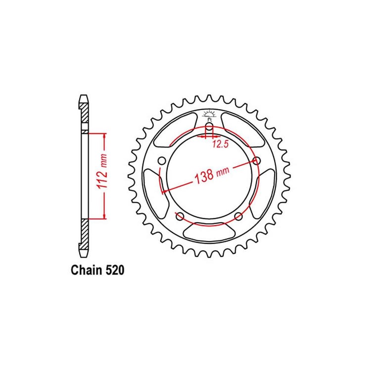 REAR-SPROCKET---STEEL-41T-520P