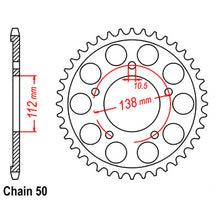 Load image into Gallery viewer, REAR SPROCKET - STEEL 48T 530P