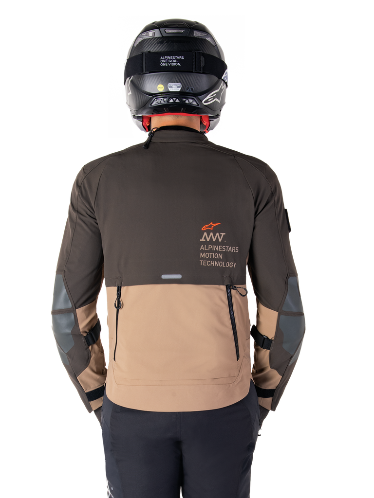 Alpinestars AMT-8 Stretch Drystar Xf Jacket - Dark Brown/Dark Khaki