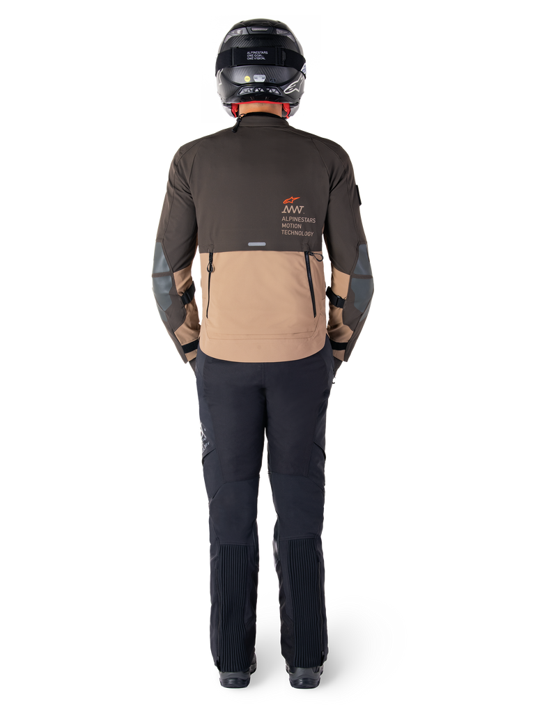 Alpinestars AMT-8 Stretch Drystar Xf Jacket - Dark Brown/Dark Khaki