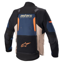 Load image into Gallery viewer, Alpinestars Halo Drystar Adventure Jacket - Dark Blue /Dark Khaki/Flame Orange