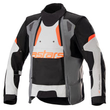 Load image into Gallery viewer, Alpinestars Halo Drystar Adventure Jacket - Dark Grey Ice Gray Black