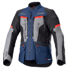 Load image into Gallery viewer, Alpinestars Bogota Pro Drystar Jacket - Dark Blue/Black/Red - View 1 | Everest Motorcycles