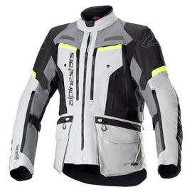Alpinestars Bogota Pro Drystar Adventure Jacket - Gray/Gray/Fluro Yellow