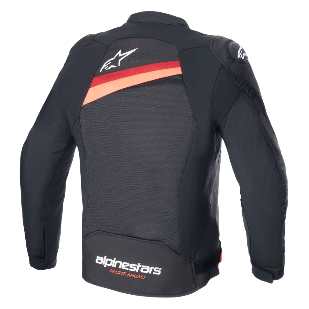 Alpinestars T-GP Plus R V4 Airflow Motorcycle Jacket - Black/Fluro-Red - View 2 | Everest Motorcycles