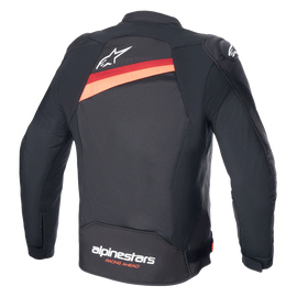 Alpinestars T-GP Plus R V4 Airflow Motorcycle Jacket - Black/Fluro-Red - View 2 | Everest Motorcycles