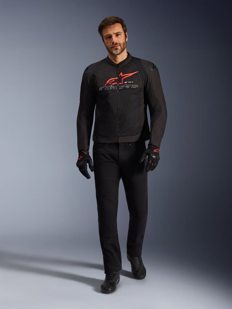 Alpinestars SMX Air Riding Jacket - Black / Bright Red / White
