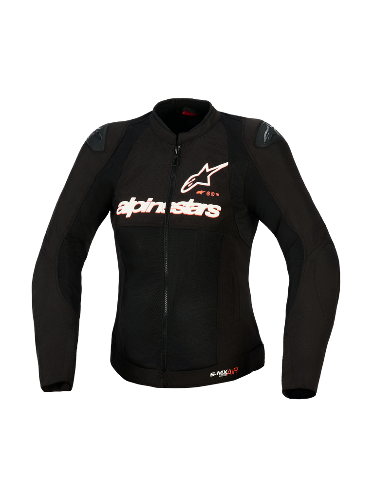 Alpinestars Women's SMX Air Riding Jacket - Black / White / Red Fluo