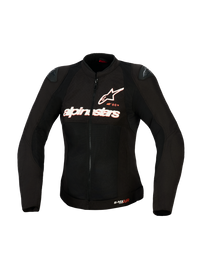 Alpinestars Women's SMX Air Riding Jacket - Black / White / Red Fluo