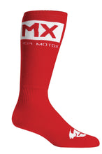 Load image into Gallery viewer, Thor Solid Red/White Socks