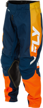 Load image into Gallery viewer, Fly Racing 2026 Kinetic MX Youth Pants - Navy/Orange