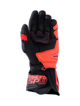 Load image into Gallery viewer, Alpinestars SP-9 Riding Gloves - Black / Fluo Red