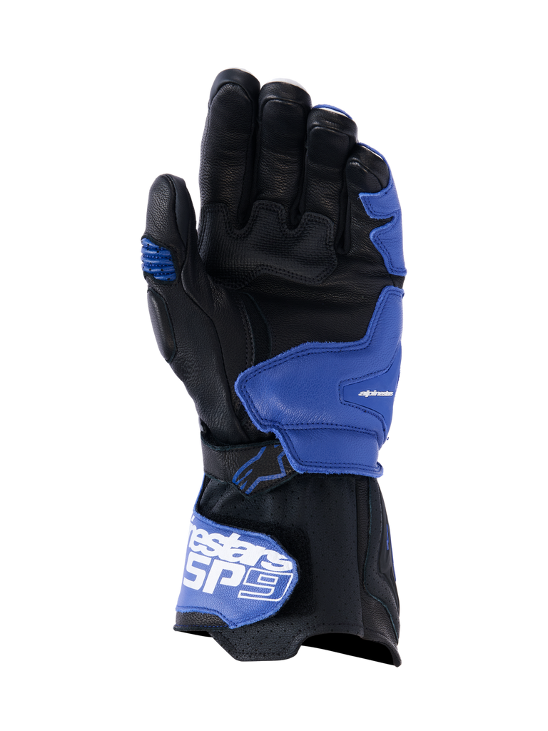 Alpinestars SP-9 Riding Gloves - Bright Blue / Navy / White