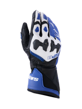 Load image into Gallery viewer, Alpinestars SP-9 Riding Gloves - Bright Blue / Navy / White
