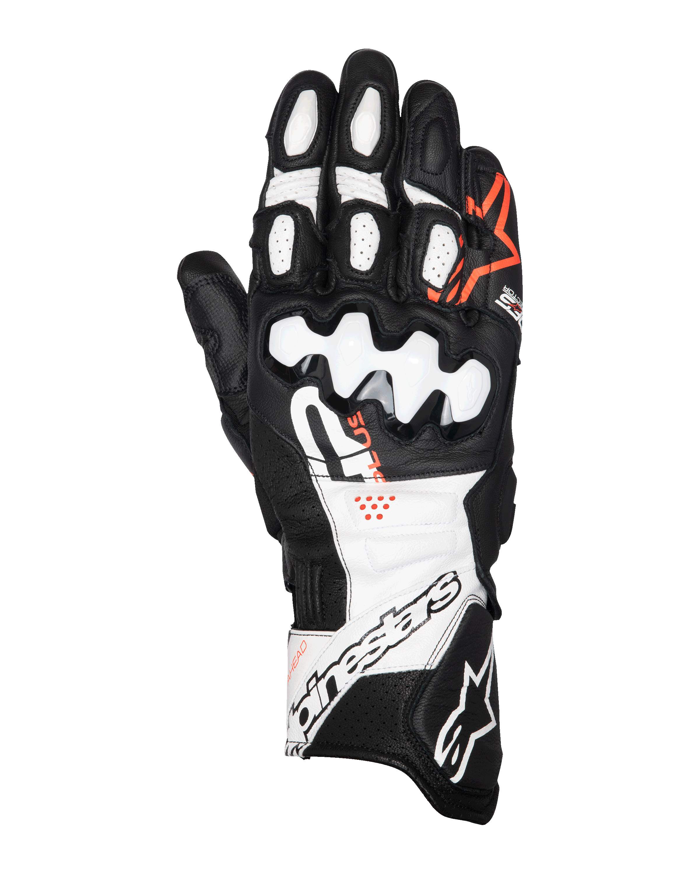 Alpinestars Gp Plus R V3 Leather Gloves - Black/White