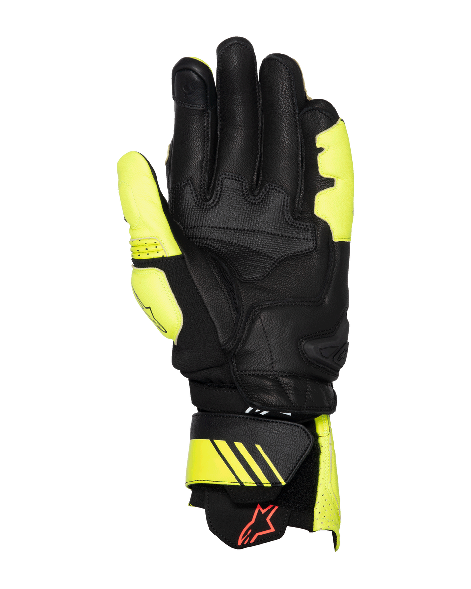 Alpinestars Gp Plus R V3 Leather Gloves - Fluro-Yellow/Bl – Everest ...