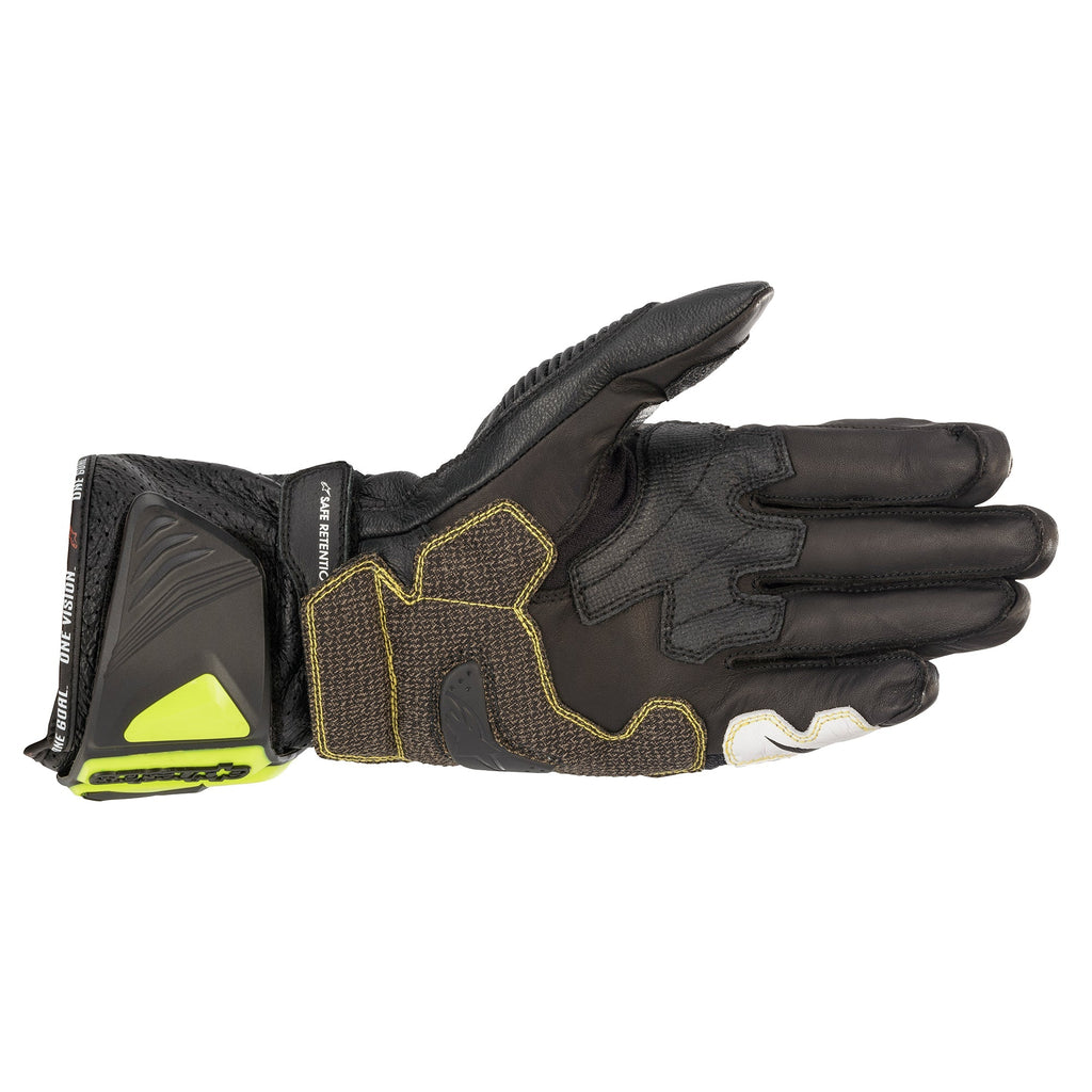 Alpinestars GP Tech V2 Gloves - Black/Fluro Yellow/Fluro Red