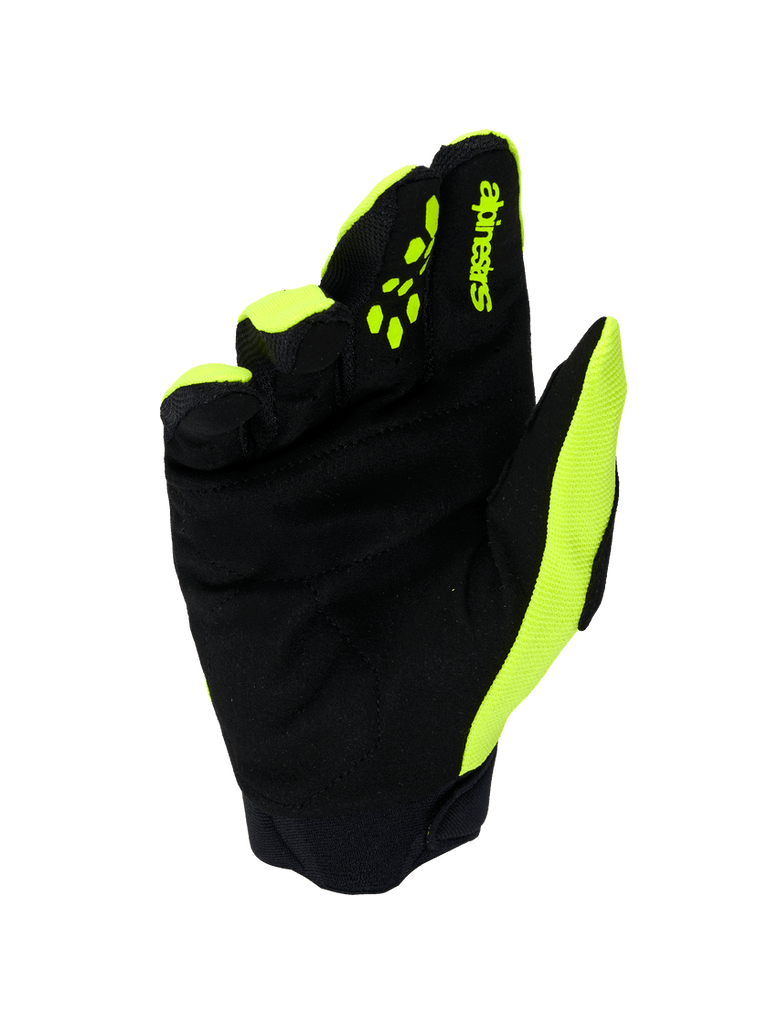 Alpinestars 2026 Full Bore V2 Gloves - Yellow Fluro/Black - View 2 | Everest Motorcycles