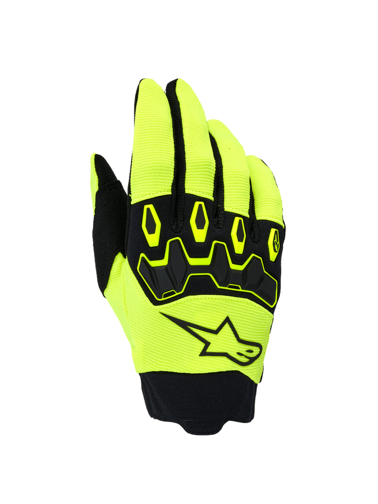 Alpinestars 2026 Full Bore V2 Gloves - Yellow Fluro/Black - View 1 | Everest Motorcycles
