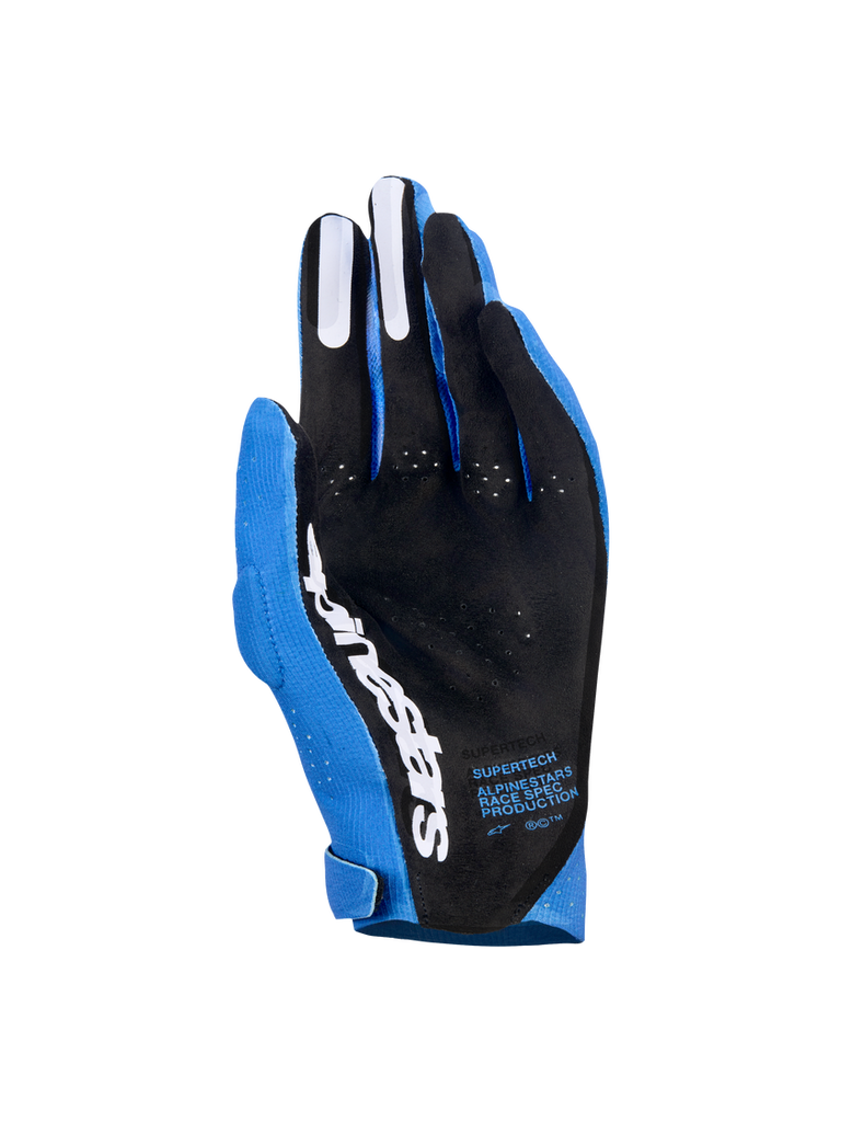 Alpinestars 2026 Supertech MX Gloves - Ucla Blue/Deep Black/White - View 2 | Everest Motorcycles