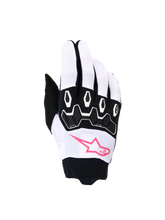 Load image into Gallery viewer, Alpinestars 2026 Stella Full Bore V2 Women's Gloves - White/Pink/Fluo Black - View 1 | Everest Motorcycles