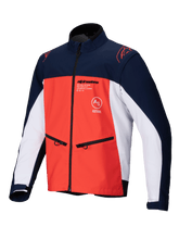 Load image into Gallery viewer, Alpinestars Lite-Dura Softshell Jacket - Navy/Hot Orange/White