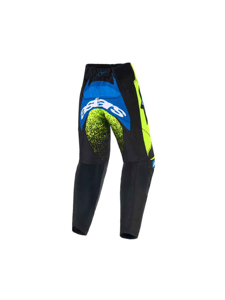Alpinestars 2026 Racer Nomur Kids Pants - Dark-Navy Fluro-Yellow Ucla-Blue - View 2 | Everest Motorcycles