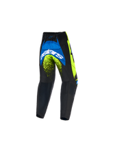 Load image into Gallery viewer, Alpinestars 2026 Racer Nomur Kids Pants - Dark-Navy Fluro-Yellow Ucla-Blue - View 2 | Everest Motorcycles