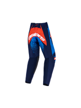 Load image into Gallery viewer, Alpinestars 2026 Racer Nomur Kids Pants - Dark Navy/Orange/Ucla Blue - View 2 | Everest Motorcycles
