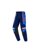 Load image into Gallery viewer, Alpinestars 2026 Racer Nomur Kids Pants - Dark Navy/Orange/Ucla Blue - View 1 | Everest Motorcycles