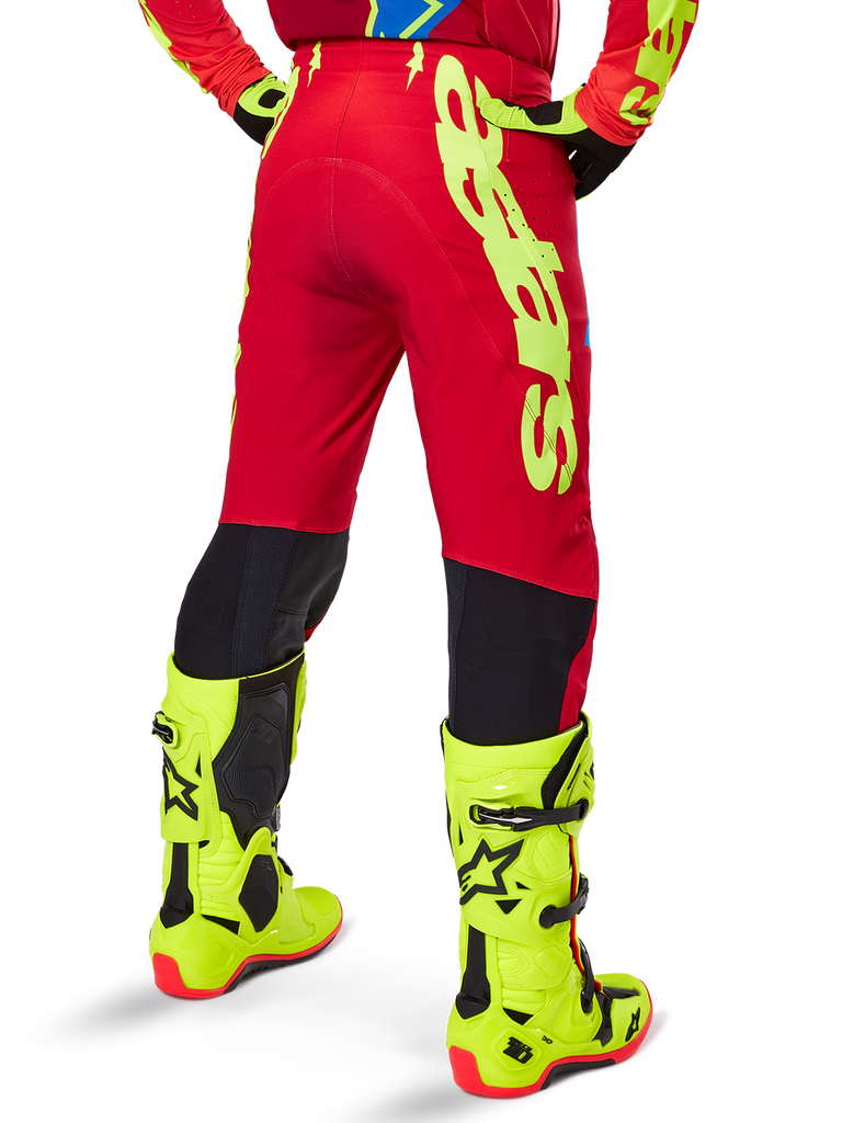 Alpinestars 2025 Supertech Maker Pants - Bright-Red-Fluro-Yellow