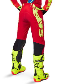 Alpinestars 2025 Supertech Maker Pants - Bright-Red-Fluro-Yellow