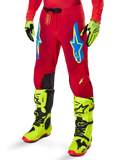Alpinestars 2025 Supertech Maker Pants - Bright-Red-Fluro-Yellow
