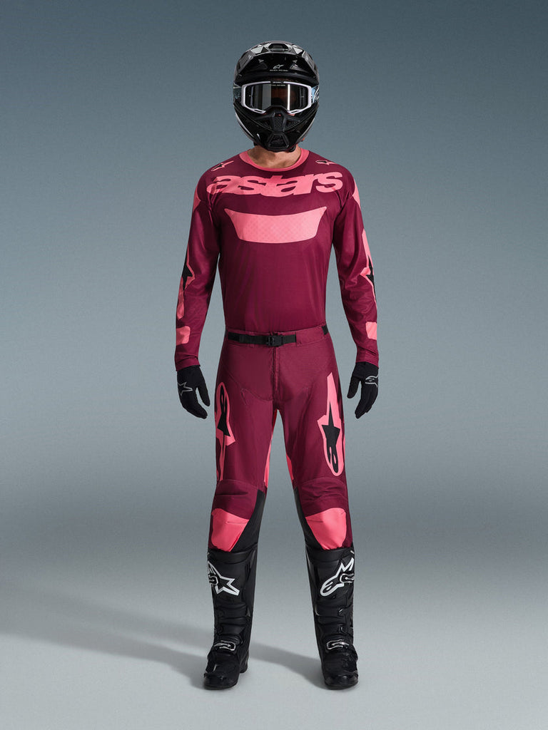 Alpinestars 2026 Racer Riway Jersey - Dark Red/Coral - View 4 | Everest Motorcycles