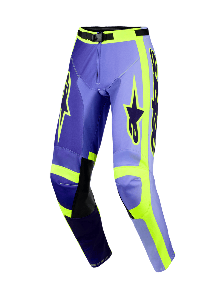 Alpinestars 2026 Racer Portl Pants - Purple/Yellow Fluro - View 1 | Everest Motorcycles