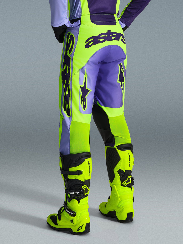 Alpinestars 2026 Racer Portl Pants - Purple/Yellow Fluro - View 4 | Everest Motorcycles