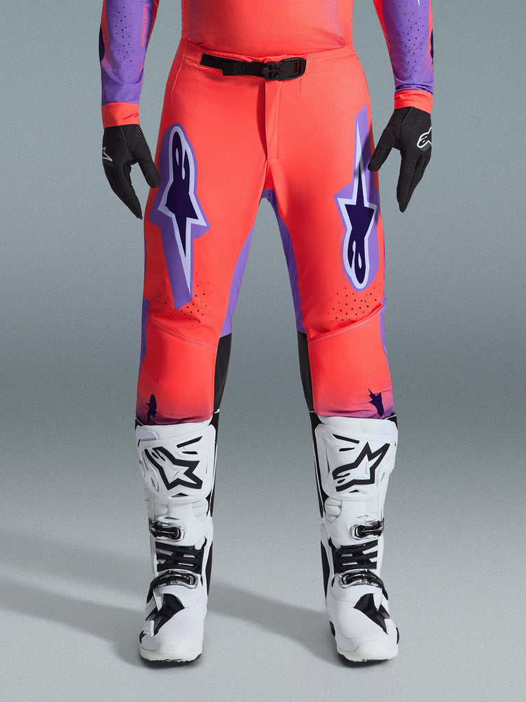 Alpinestars 2026 Supertech Scenz Pants - Hot-Coral/Purple - View 3 | Everest Motorcycles
