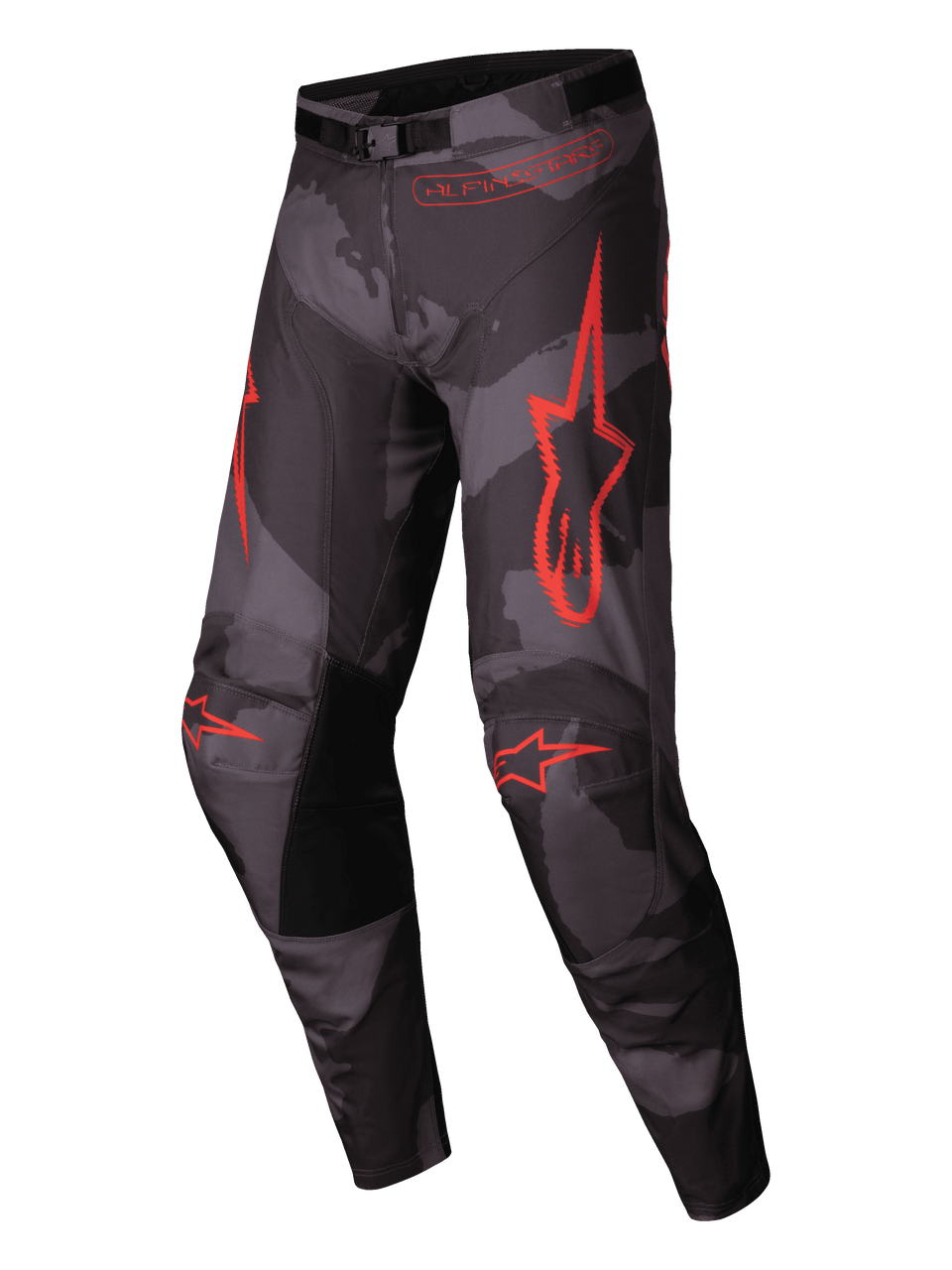 Alpinestars 2025 Racer Hollow Pants - Gray Camo Fluro Orange