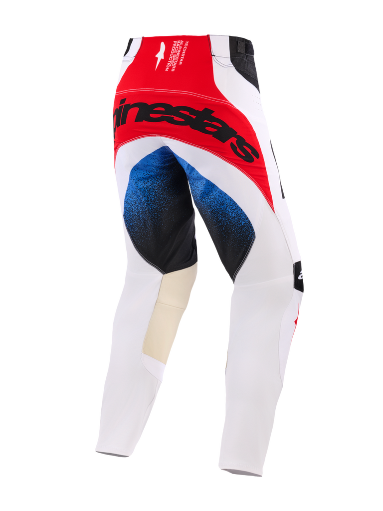 Alpinestars 2026 Techstar Knif Pants - Black/White/Red - View 2 | Everest Motorcycles