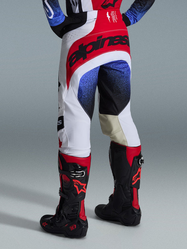 Alpinestars 2026 Techstar Knif Pants - Black/White/Red - View 5 | Everest Motorcycles