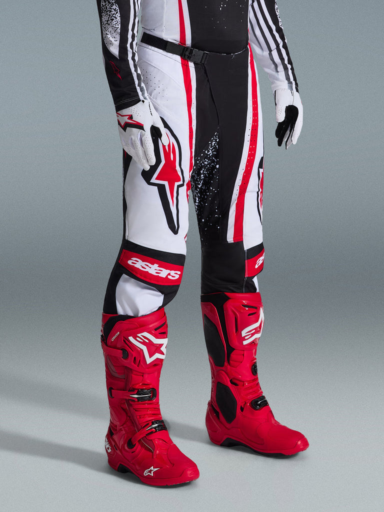 Alpinestars 2026 Techstar Nomur Pants - Black/White/Red - View 3 | Everest Motorcycles