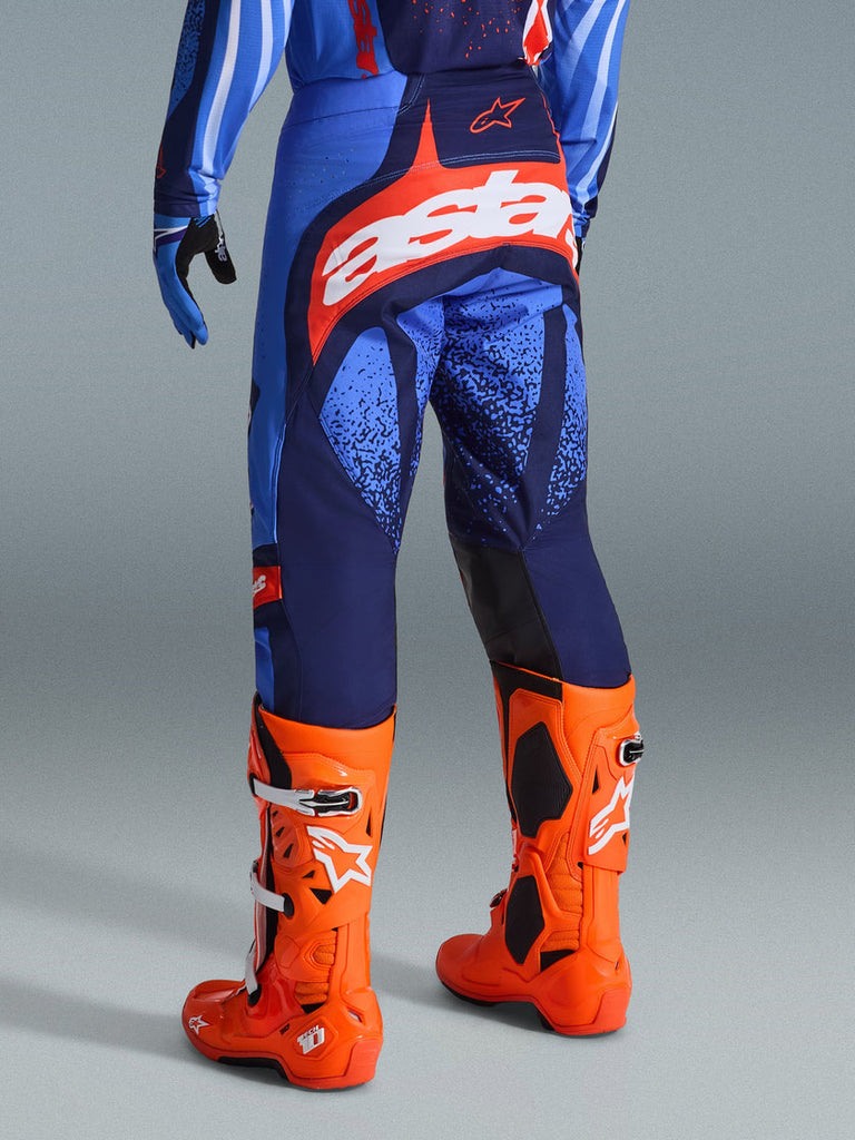 Alpinestars 2026 Techstar Nomur Pants - Dark Navy/Orange/Ucla Blue - View 4 | Everest Motorcycles